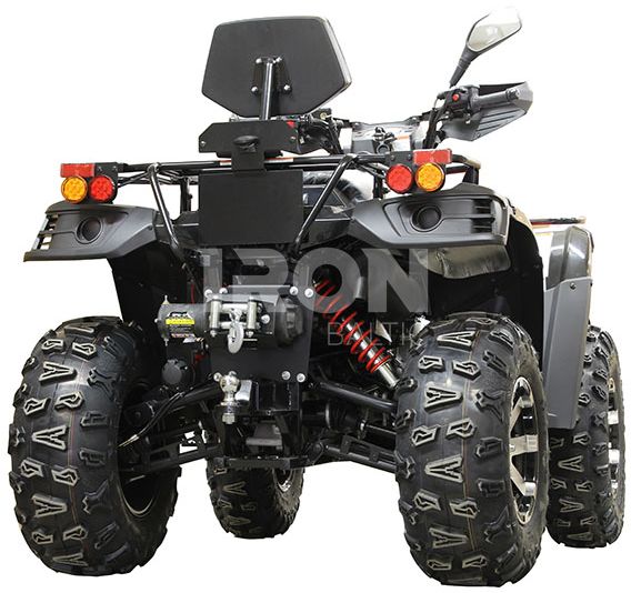 Rear winch mounting kit