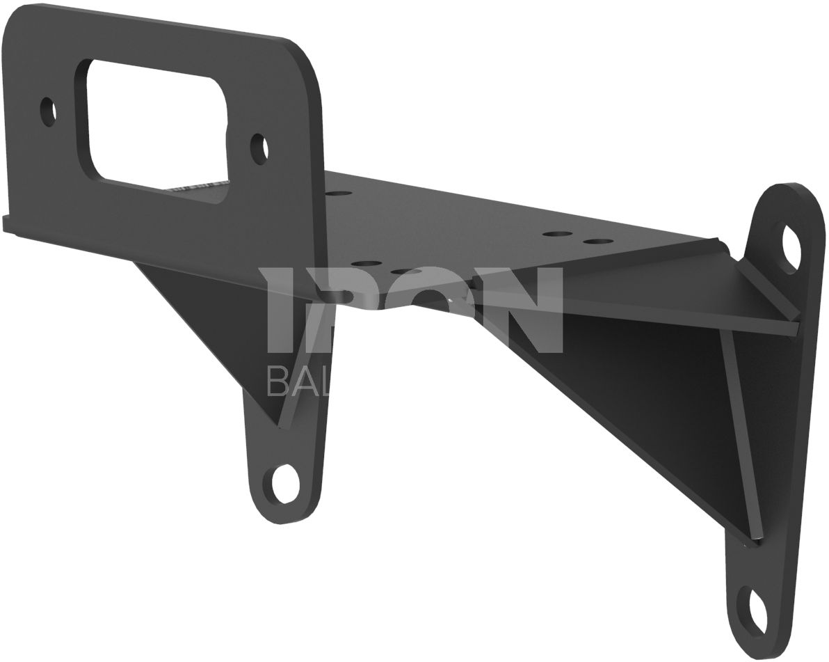 Rear winch mounting kit: Polaris Ranger 570