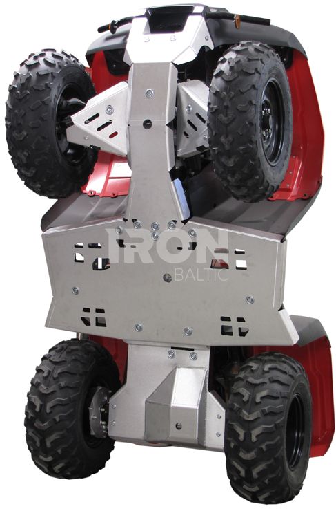 Skid plate full set (aluminium): Honda TRX 500 / 520 (2014+): Fourtrax Foreman 4x4