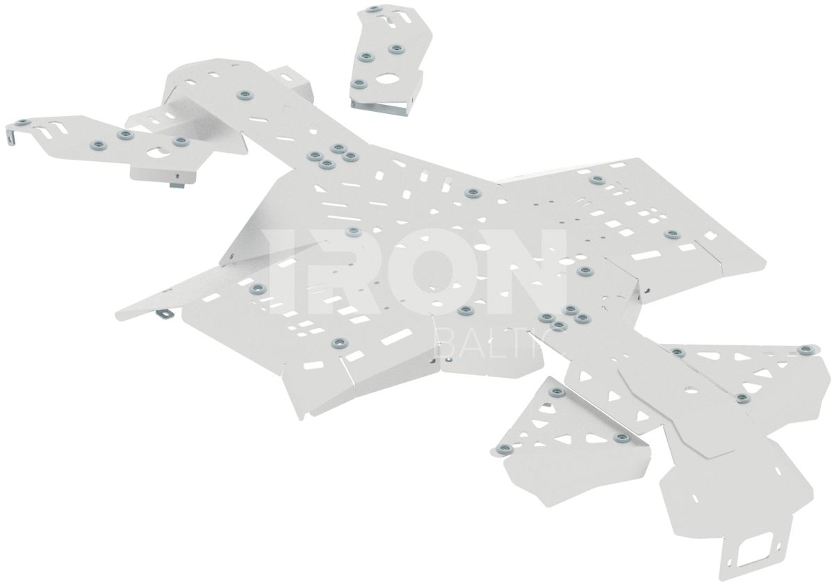Skid plate full set (aluminium): CanAm G2 Outlander MAX: 450 / 500 / 570: Outlander L MAX