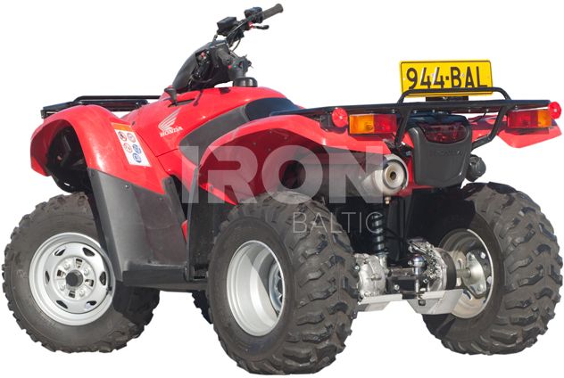 Skid plate full set (plastic): Honda TRX 420 FE/FM (-2013)