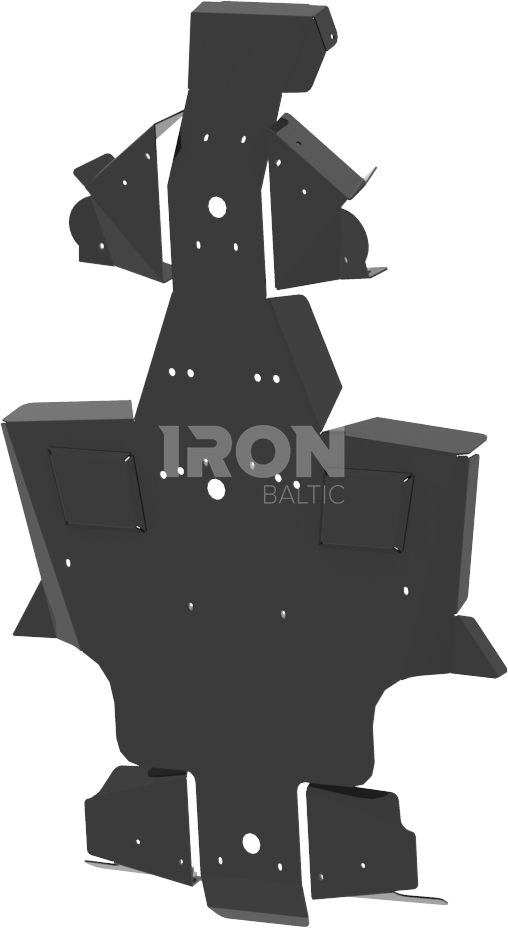 Skid plate full set (plastic): Honda TRX 420 FA (-2013)