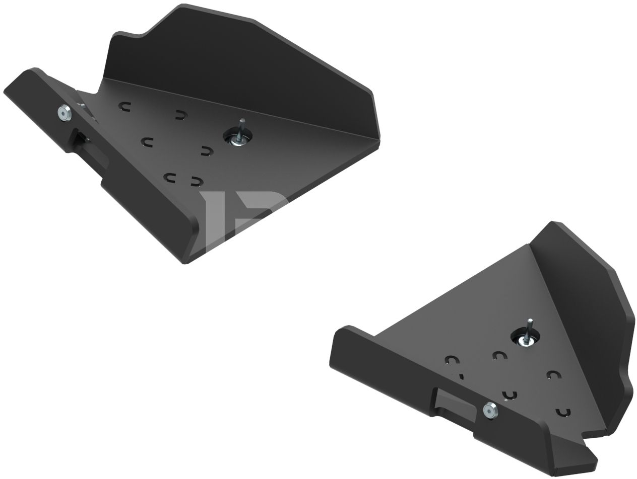 Pl. Front A-arm guards (pair)