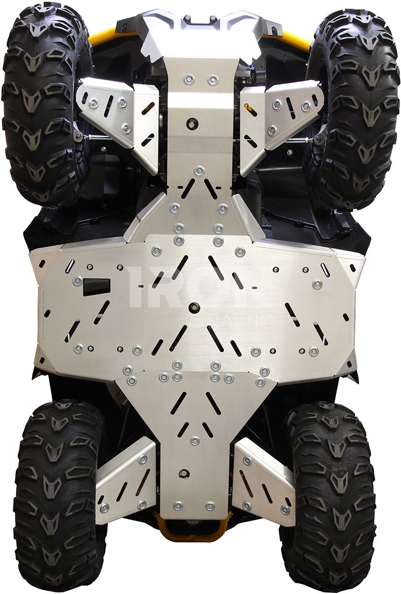 Skid plate full set (aluminium): LONCIN XWOLF 700: LONCIN XWOLF 550: GOES XWOLF 700