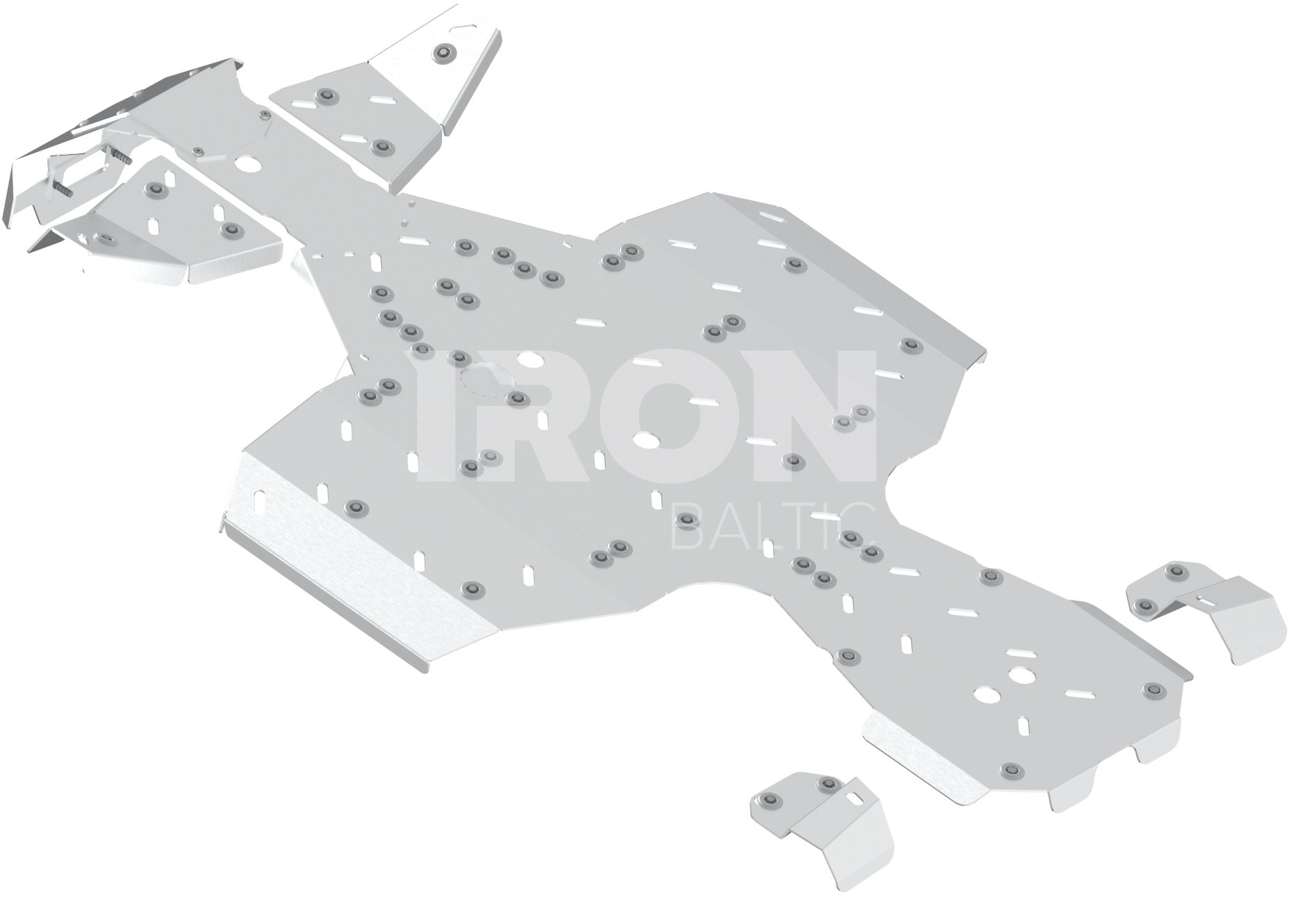 Skid plate full set (aluminium): GOES TERROX 1000 (2025+)