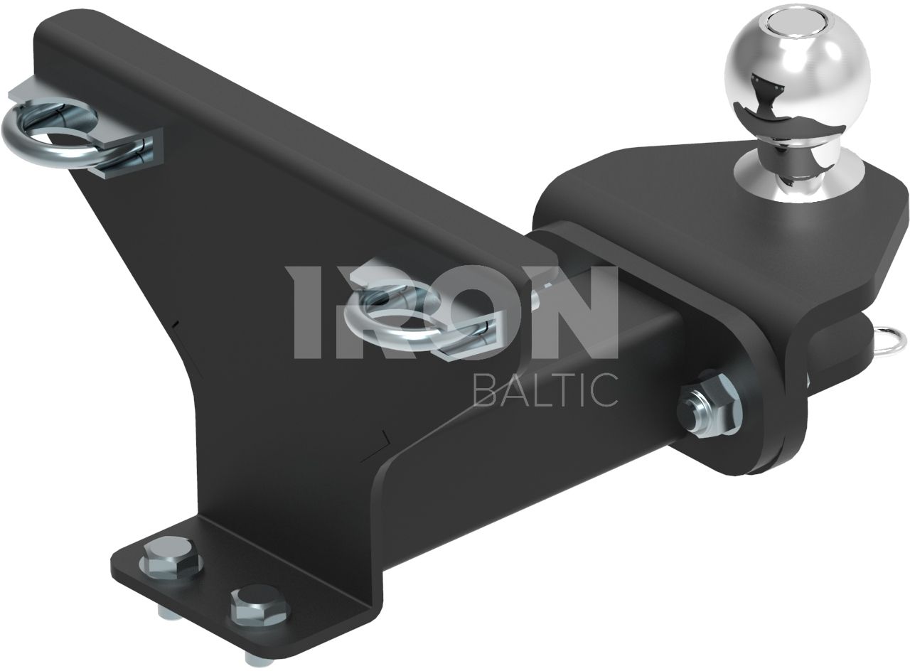 Hitch-ball mounting kit: Yamaha Kodiak 450 (2017+)