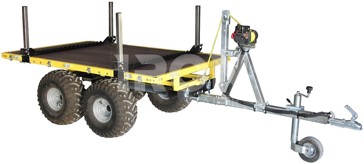 Water tank installation module: Log Bolsters