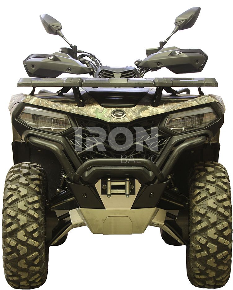 Skid plate full set (aluminium): CFMOTO CFORCE 450-S / 520-S (2022+): 2023+ CFORCE 400 / 500 (in USA / CAN)