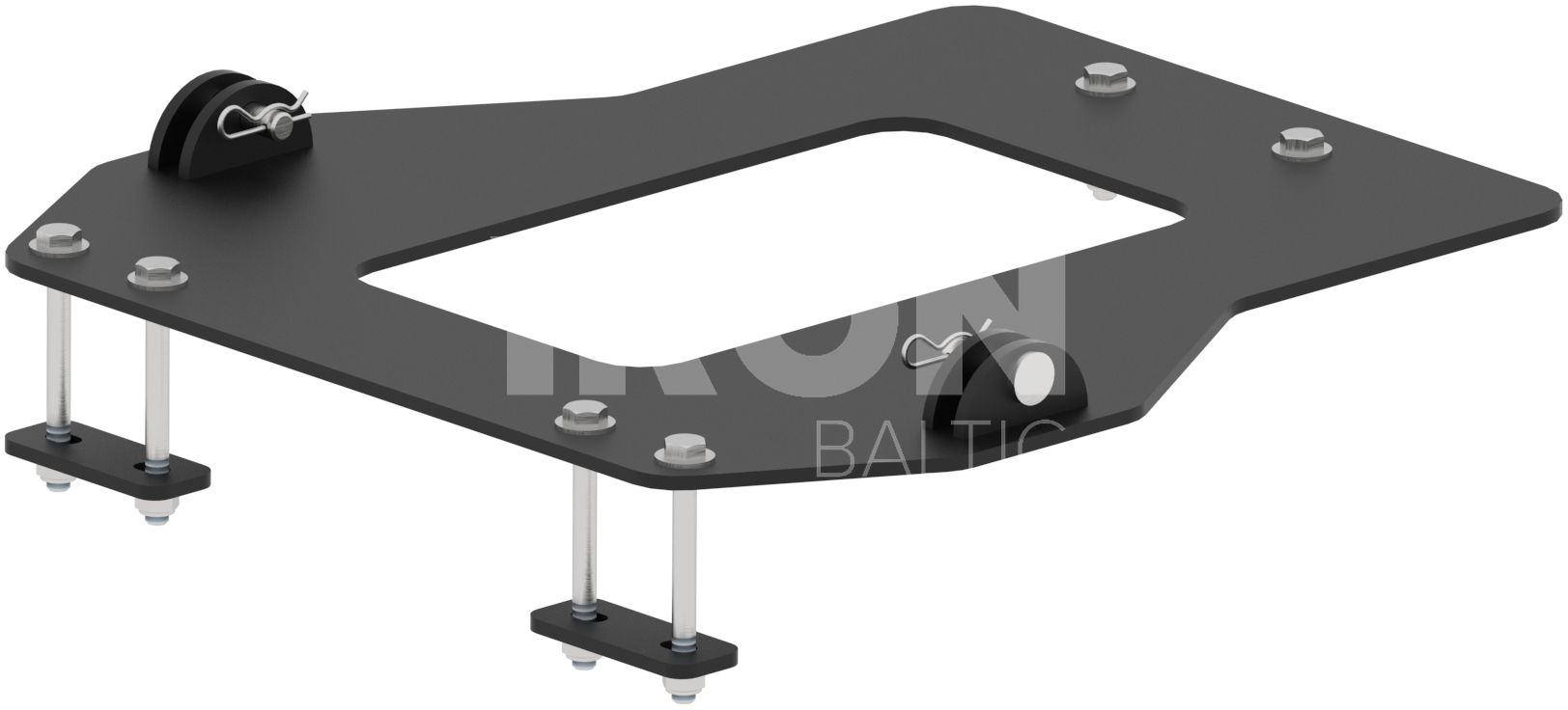 Mid-mount adapter: AODES WORKCROSS 650: AODES WORKCROSS 1000