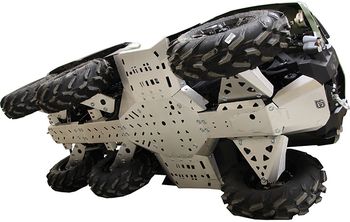 CanAm G2 Outlander 6x6 MAX - skid plate full set aluminium: (2017-2018)