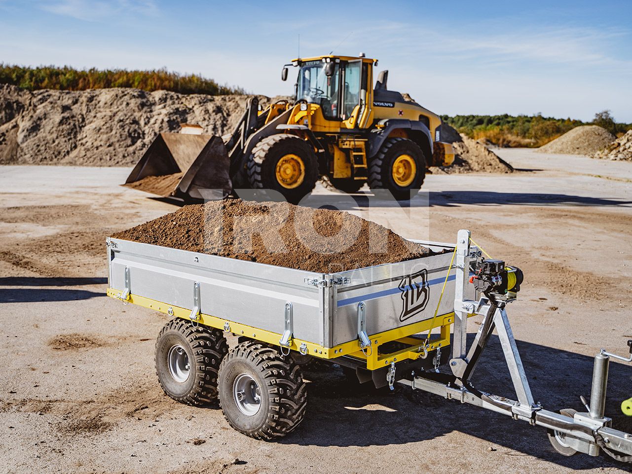 Flatbed Dump Trailer: FD-1200