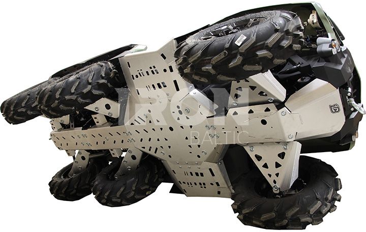 CanAm G2 Outlander 6x6 MAX - skid plate full set aluminium: (2017-2018)