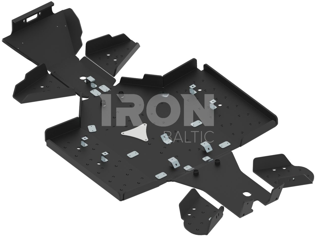 Skid plate full set (plastic): GOES Cobalt / Iron MAX