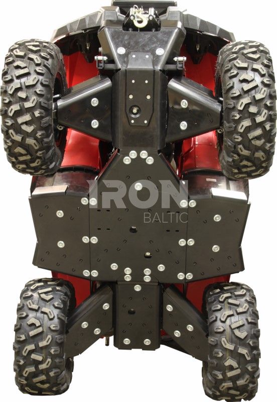 Skid plate full set (plastic): Yamaha Kodiak 450: (2017+)