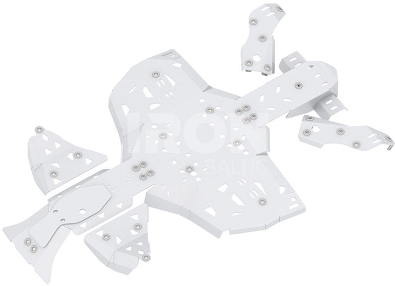 Skid plate full set (aluminium): CanAm G2 Renegade: 2019-2022