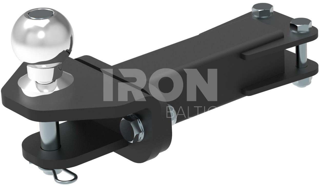 Hitch-ball mounting kit: Rancher / Rubicon: Honda TRX 420 FA6 (IRS) / TRX 500 FA6 FA7 (IRS) / TRX 500 FM6 FM7 (IRS)