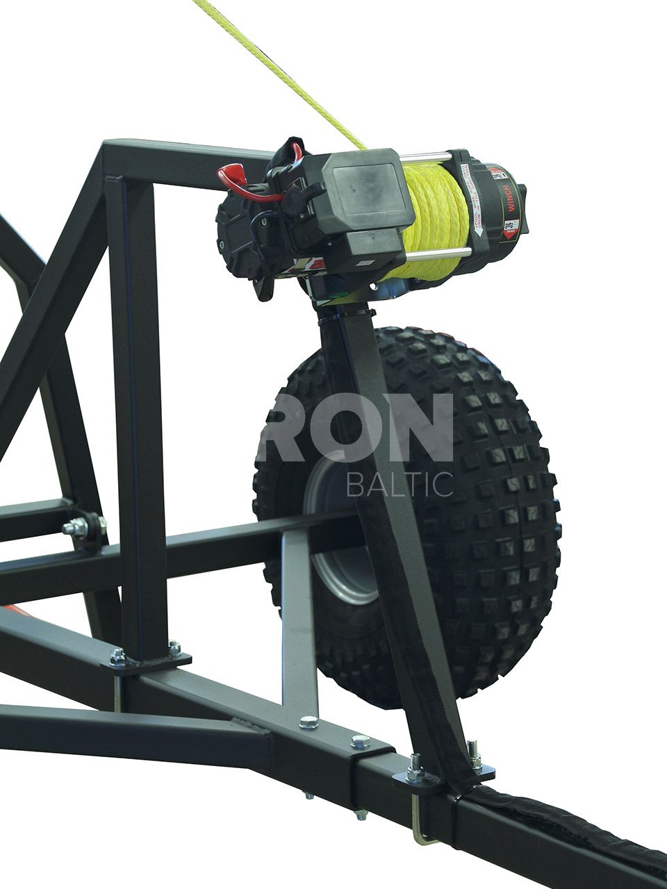 Hay bale trailer