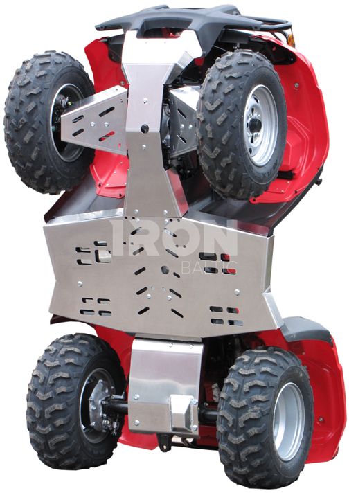 Skid plate full set (aluminium): Honda TRX 500 FE: (2012-2013)