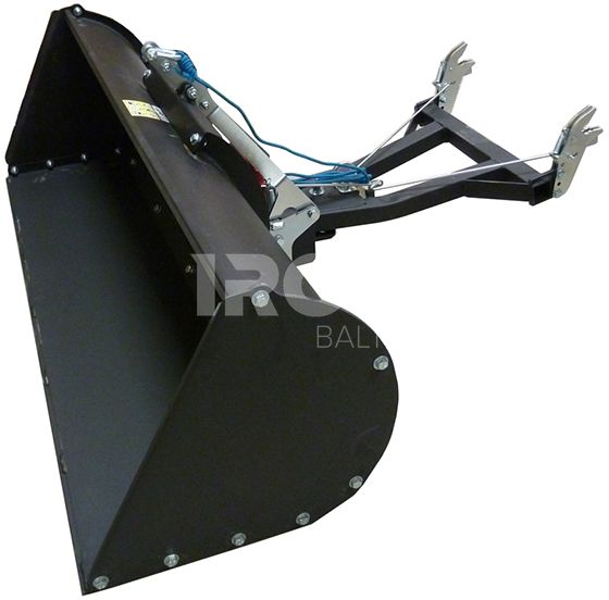Plow bucket 1280 mm: with mechanical tilt