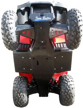 Skid plate full set (plastic): Polaris Sportsman 400 / 450 / 500 (-2010)