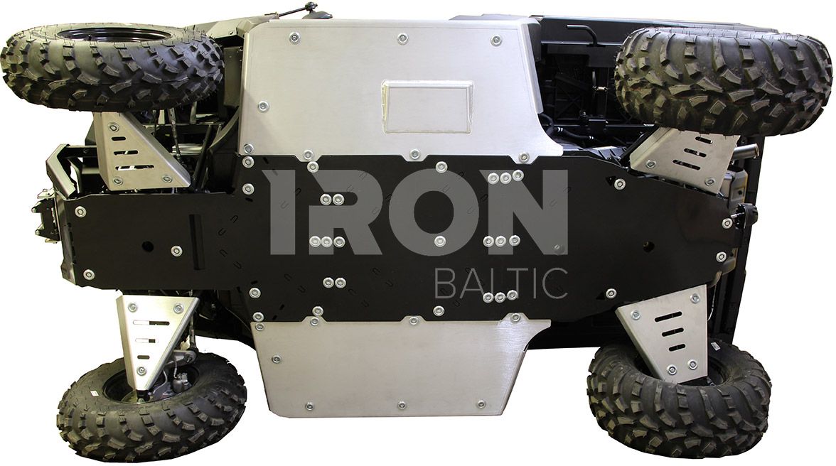 Skid plate (aluminium / plastic): Polaris Ranger 570 SP (2022+): Polaris Ranger 570 Nordic Pro (2022+)