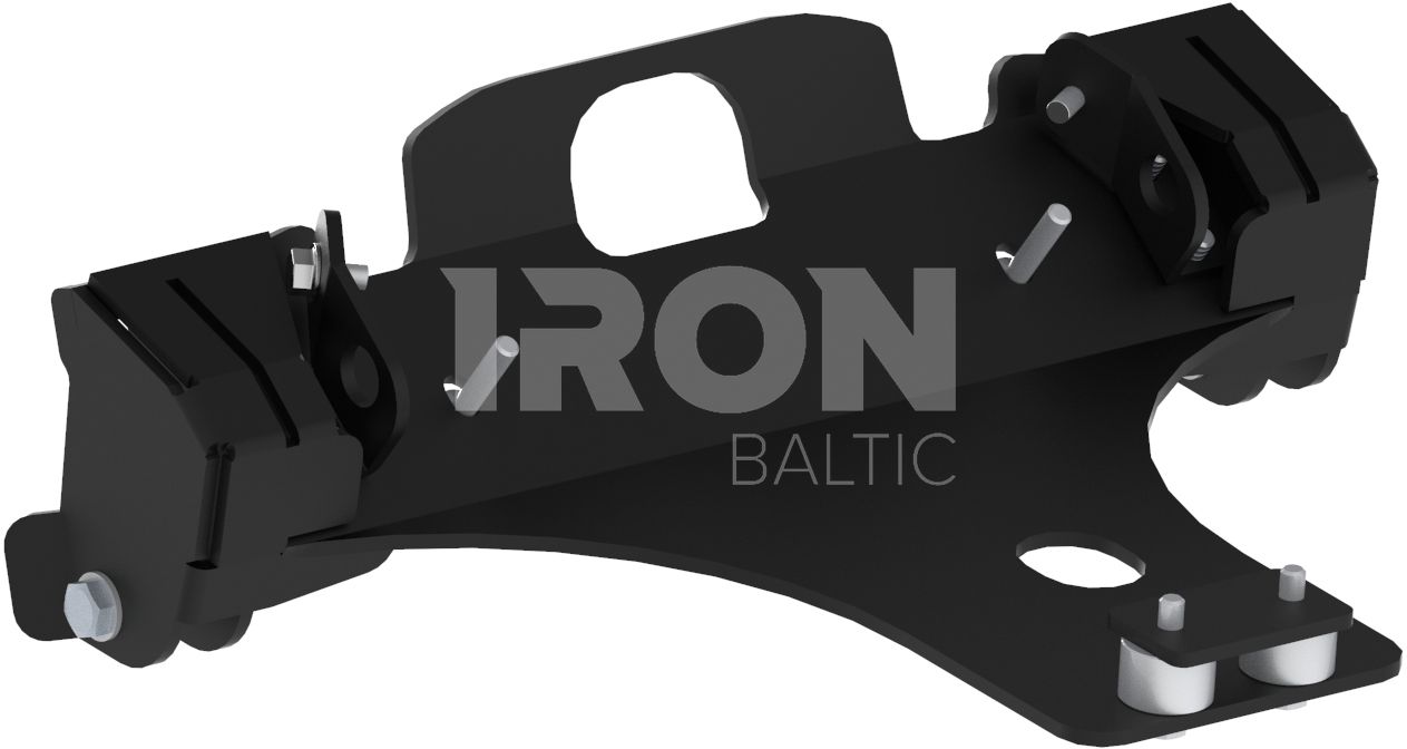 Front-mount adapter: Polaris Sportsman: XP 1000 S
