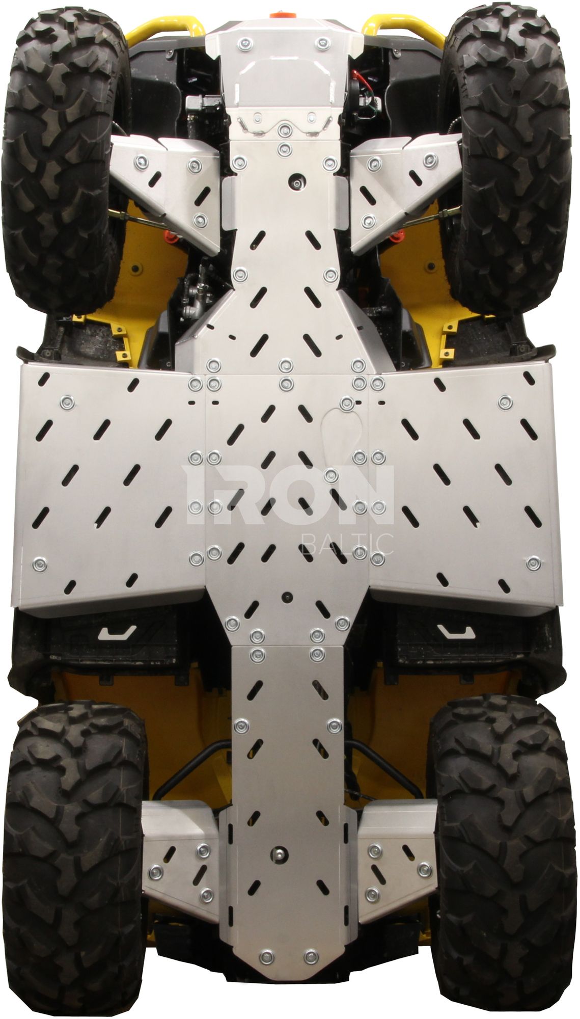 Skid plate full set (aluminium): Trapper Guardian 450L/550L/750L (2025+): HISUN Guardian 400 / 550 / 650