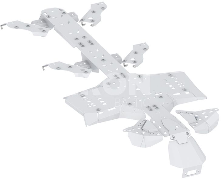 Skid plate full set (aluminium): CanAm G2 Outlander 6x6: (2019+)
