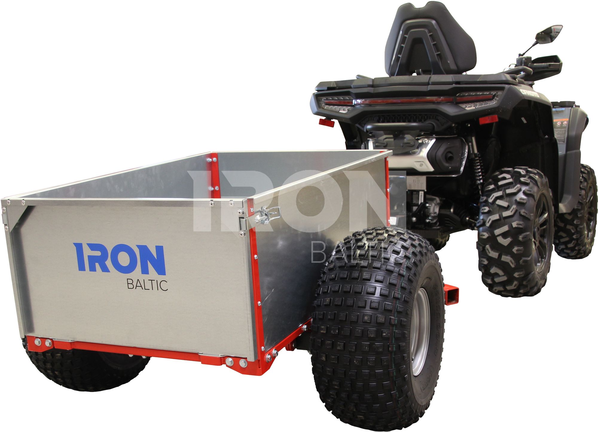 Tiltable cargo box for log hauler
