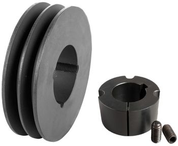 Pulley with taper lock bushing