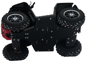 Skid plate full set (plastic): Polaris Scrambler 850 / 1000: (-2014)