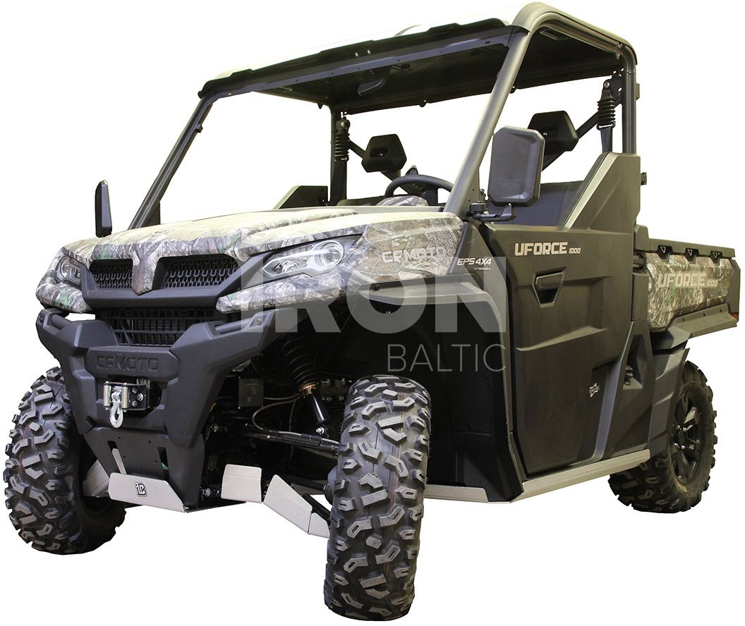 Skid plate full set (aluminium): CFMOTO UFORCE 1000 (2022+)