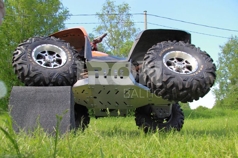 Skid plate full set (aluminium): Arctic Cat 1000 XT