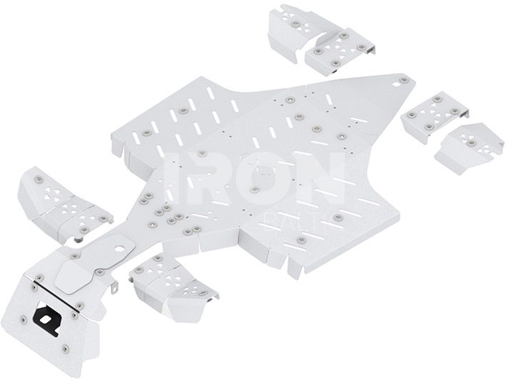 Skid plate full set (aluminium): Polaris Sportsman Touring: XP 1000 (2018+)