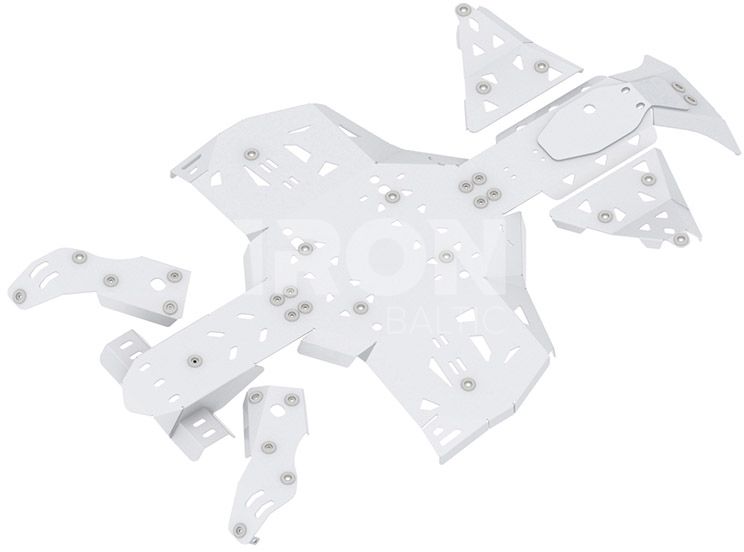 Skid plate full set (aluminium): CanAm G2 Renegade: 2019-2022