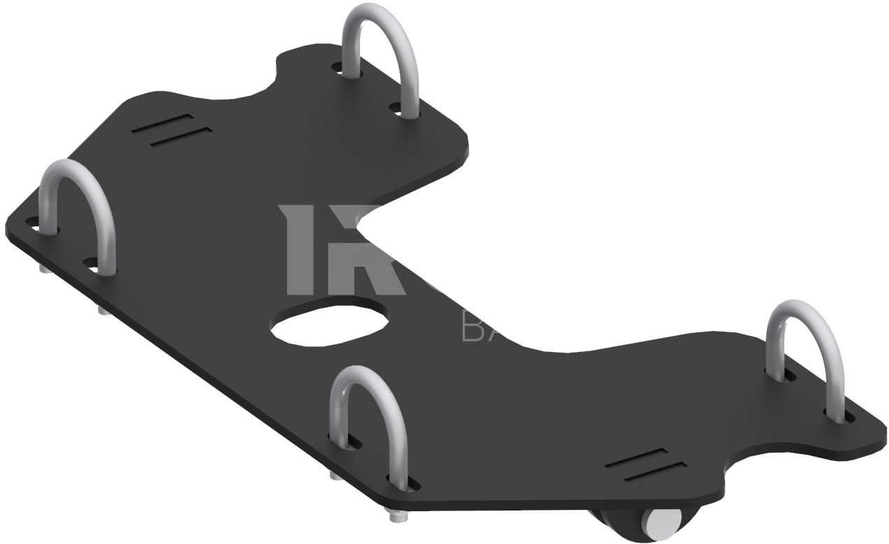 Mid-mount adapter: Yamaha Grizzly / Kodiak