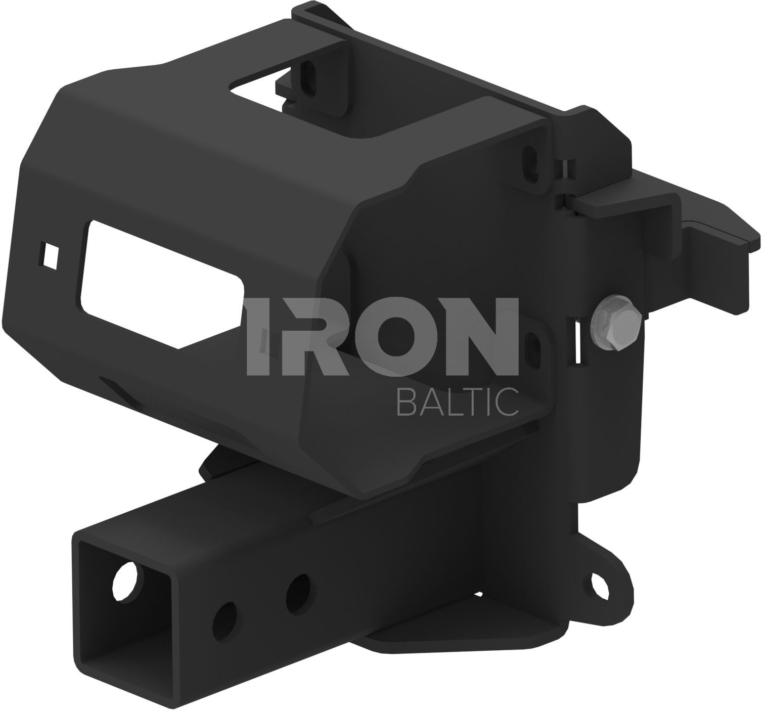 Rear winch mounting kit + 2" receiver: LONCIN XWOLF 700 (2024+): LONCIN XWOLF 550 (2024+)