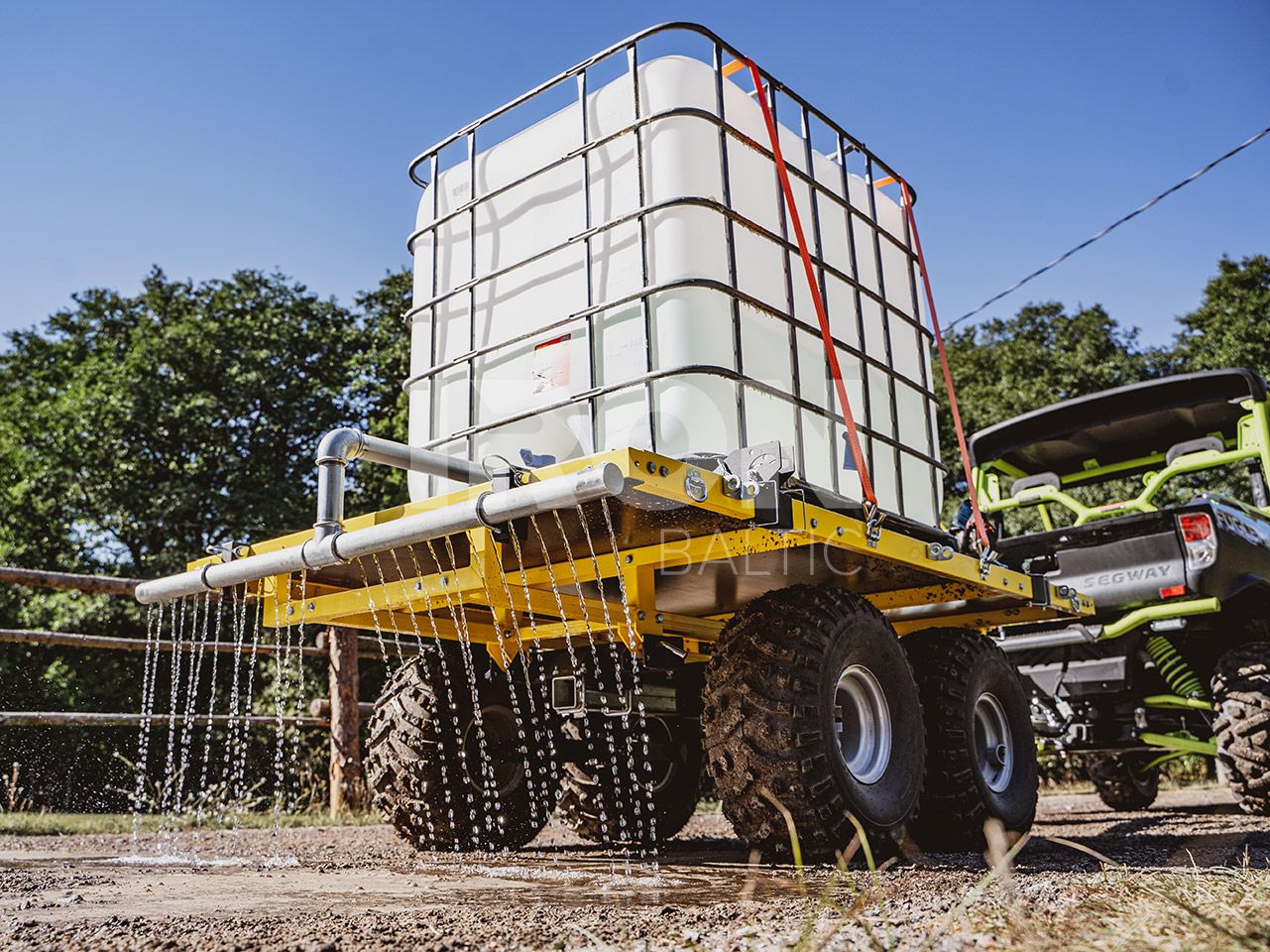 Water tank installation module: Log Bolsters