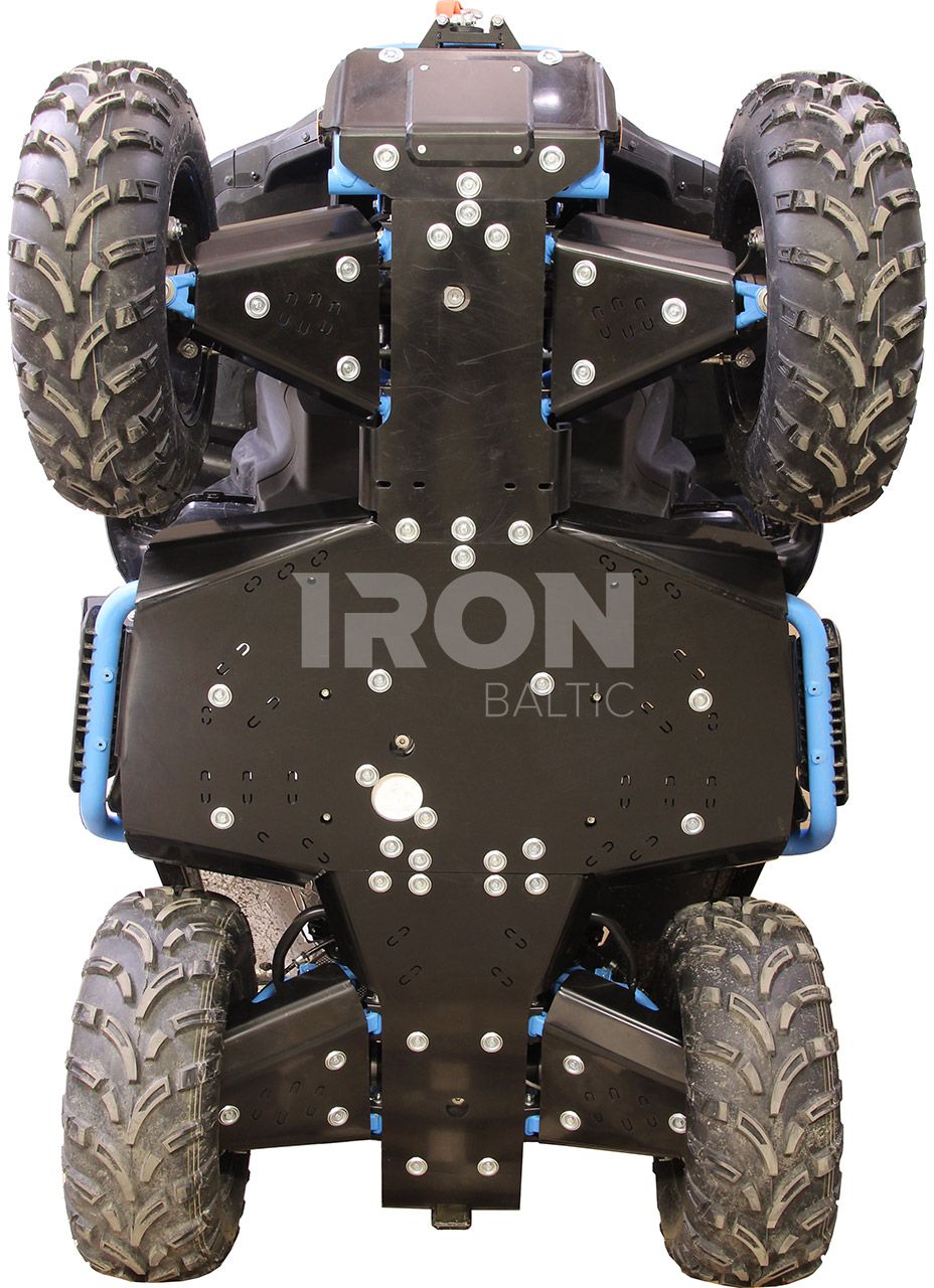 Skid plate full set (plastic): Segway Snarler AT6 S