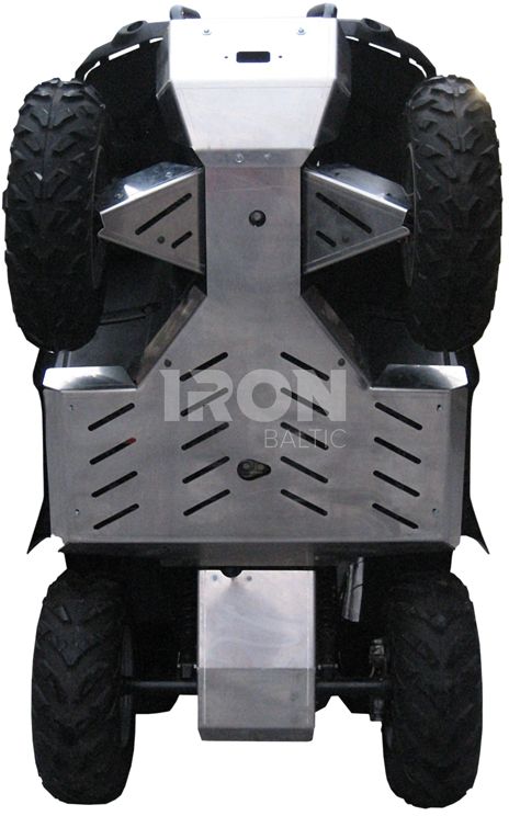 Skid plate full set (aluminium): Kymco MXU 500