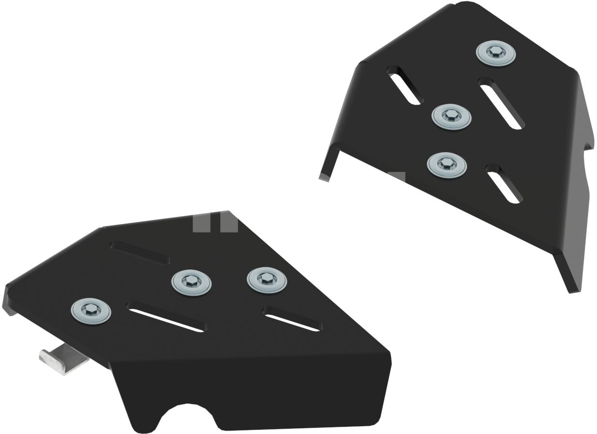 Pl. Rear A-arm guards (pair)