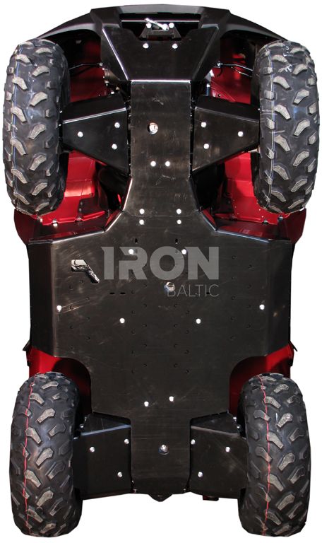 Skid plate full set (plastic): Kawasaki Brute Force KVF 650 / 750 (2008 - ...)