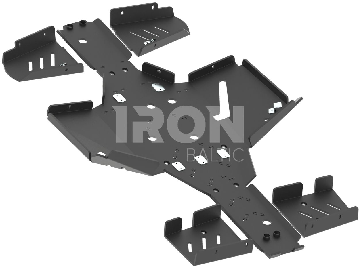 Skid plate full set (plastic): TGB 1000 Blade: TGB 1000 LTX Blade