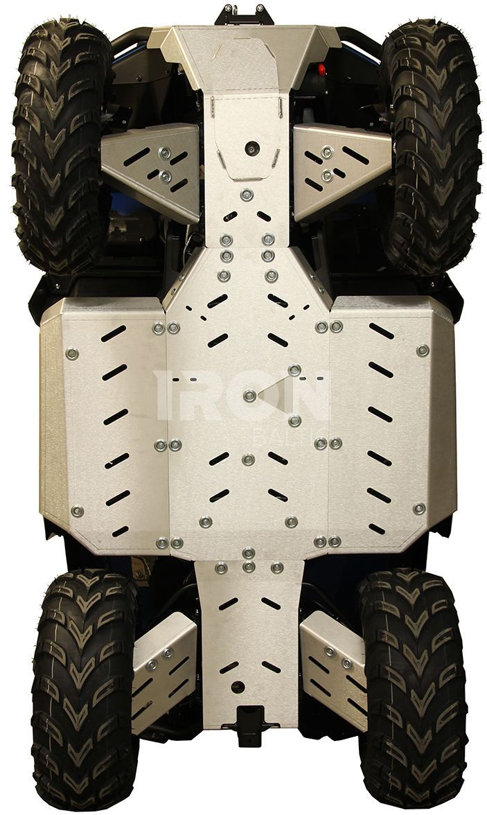 Skid plate full set (aluminium): CFMOTO CFORCE 625 Touring (-2022): CFORCE 600 Touring (2020-2022)