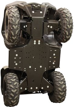 Skid plate full set (plastic): Yamaha Grizzly 550 / 700 (-2013)