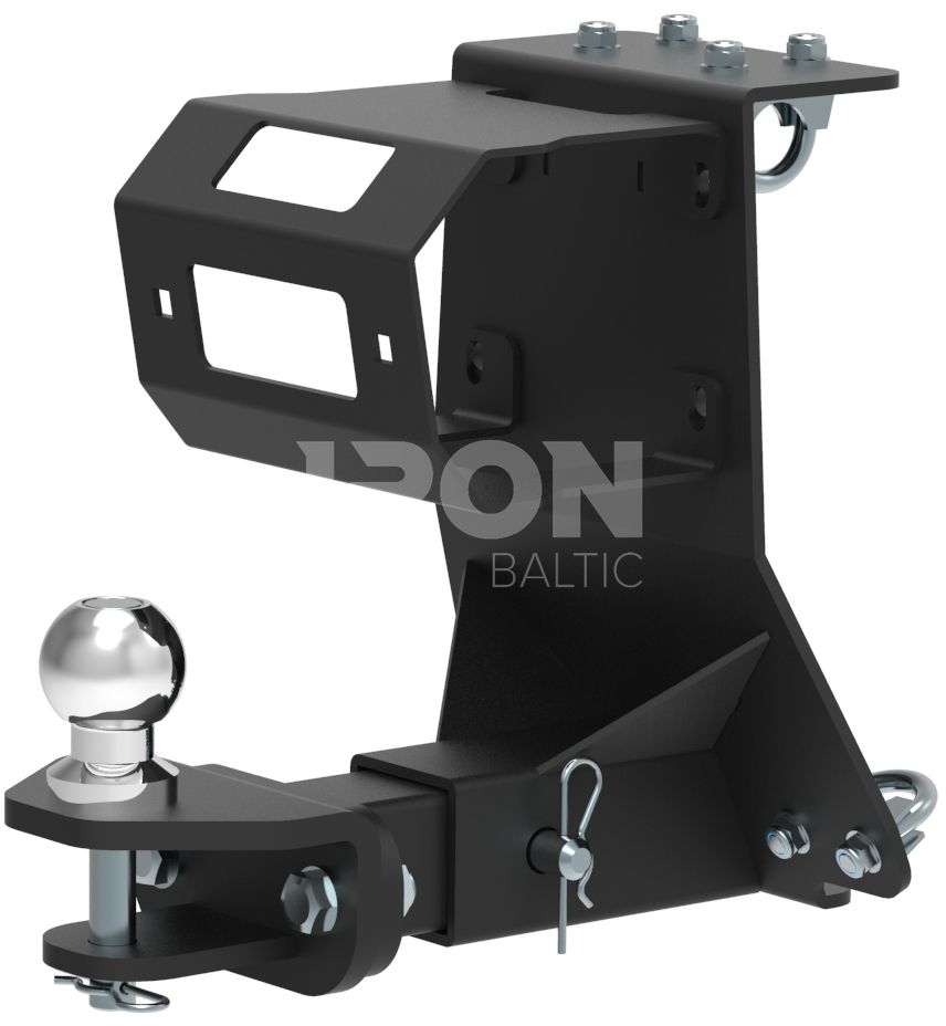 Rear winch mounting kit: Rancher / Rubicon: Honda TRX 420 FA6 (IRS) / TRX 500 FA6 FA7 (IRS) / TRX 500 FM6 FM7 (IRS)