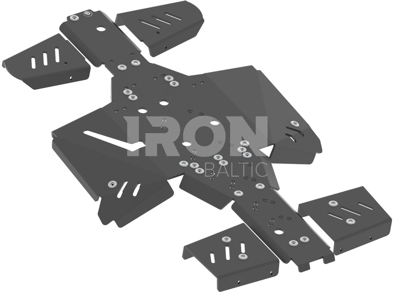 Skid plate full set (plastic): TGB 1000 Blade: TGB 1000 LTX Blade