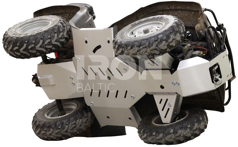 Skid plate full set (aluminium): Suzuki 400 Eiger