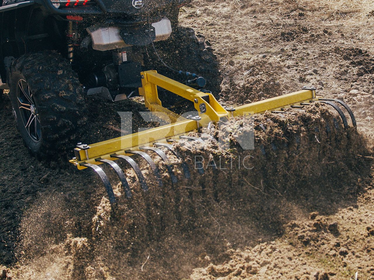 Landscape rake: (Receiver Mount System)