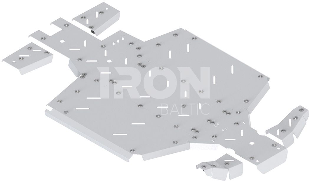 Skid plate full set (aluminium): CFMOTO UFORCE 1000 (2022+)